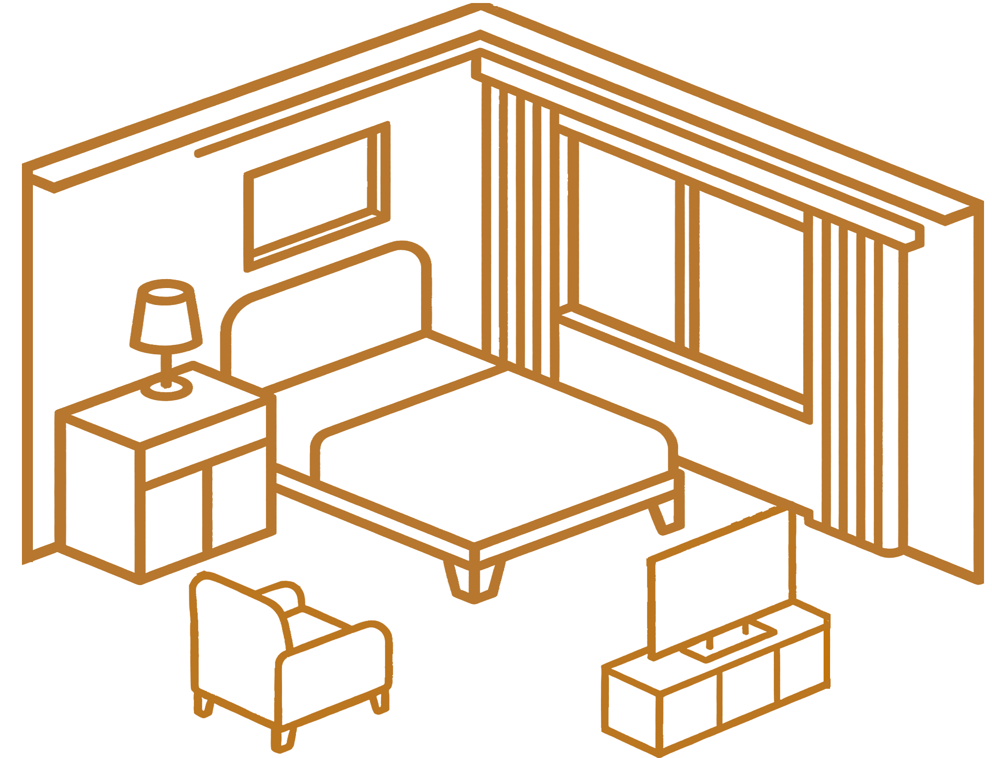 一房一厅（大床房）